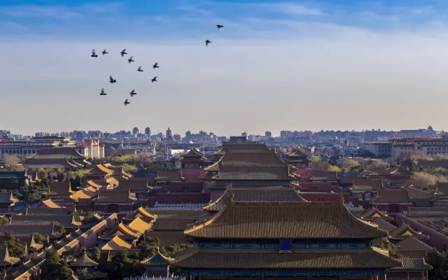 Beijing's imperial axis and historic architecture